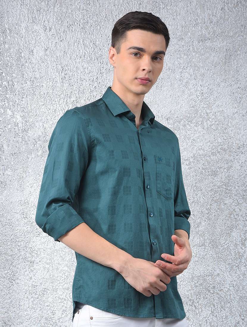 men self design long sleeve regular fit casual shirt - 22102077 -  Standard Image - 2