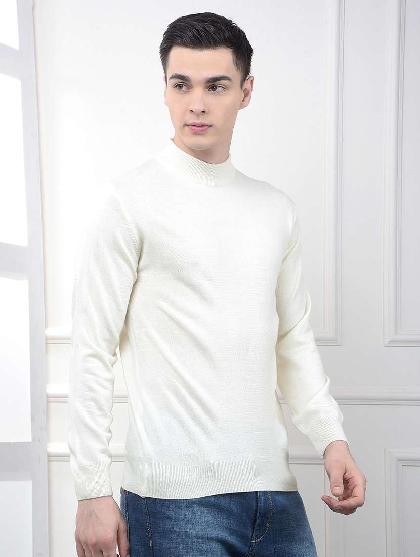 men solid long sleeve pullover - 22102089 -  Standard Image - 2