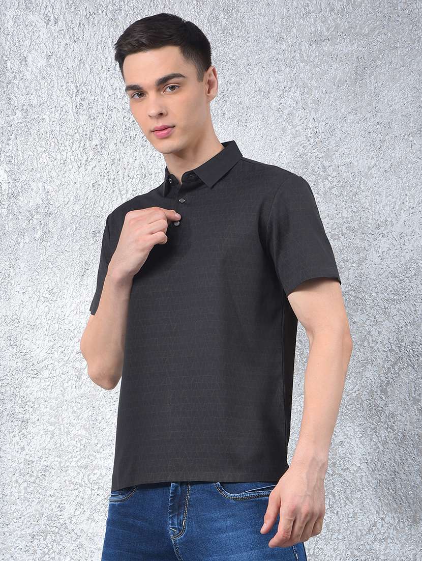 men printed short sleeve regular fit polo t-shirt - 22102132 - Standard Image - 2