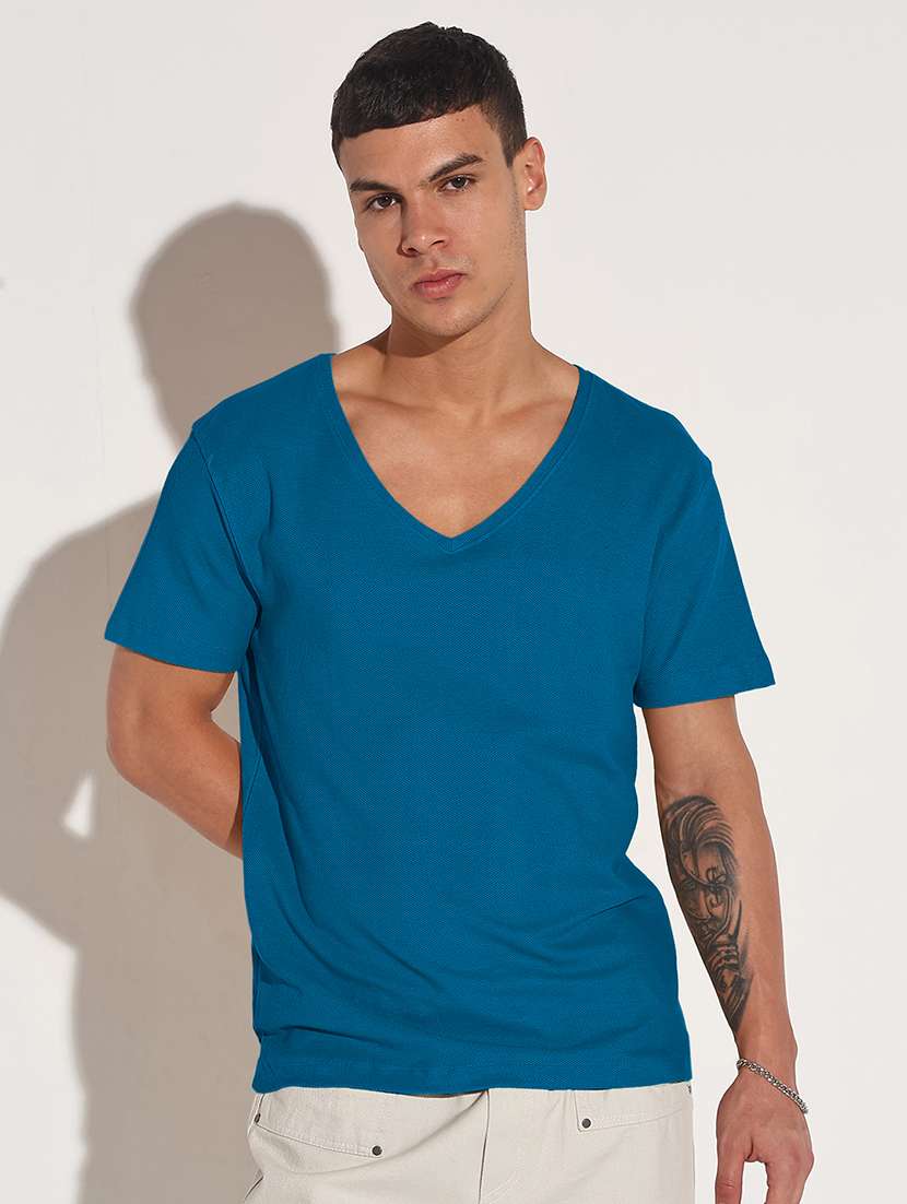 men solid short sleeve regular fit t-shirt - 22102192 -  Standard Image - 2