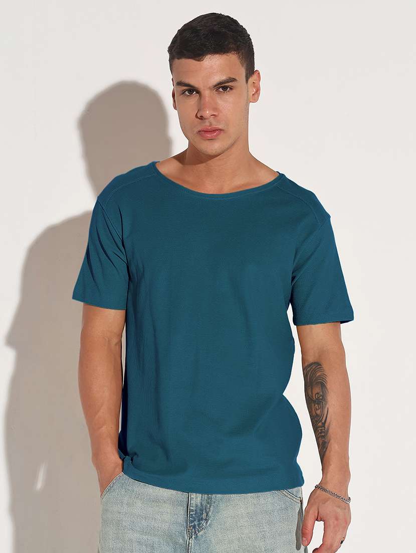 men solid short sleeve regular fit t-shirt - 22102194 -  Standard Image - 2