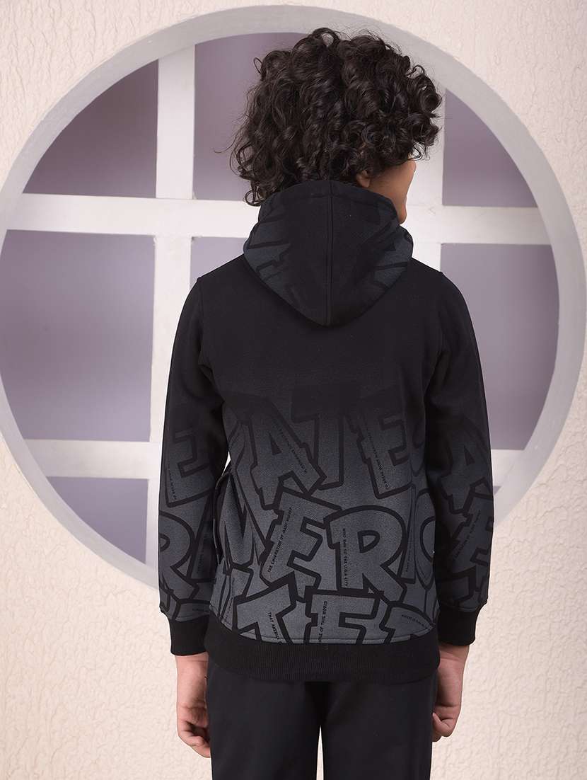 boys printed long sleeve hooded sweatshirt - 22102263 -  Standard Image - 2