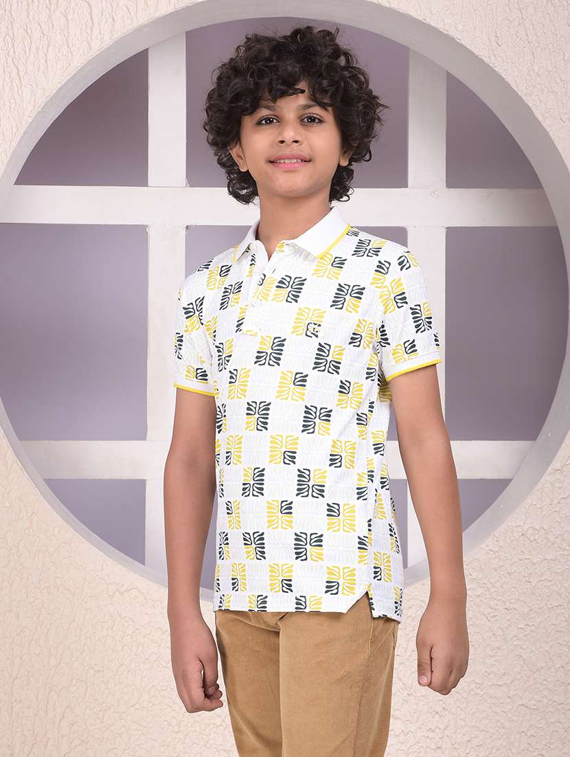boys short sleeve regular fit polo t-shirt - 22102343 -  Standard Image - 2