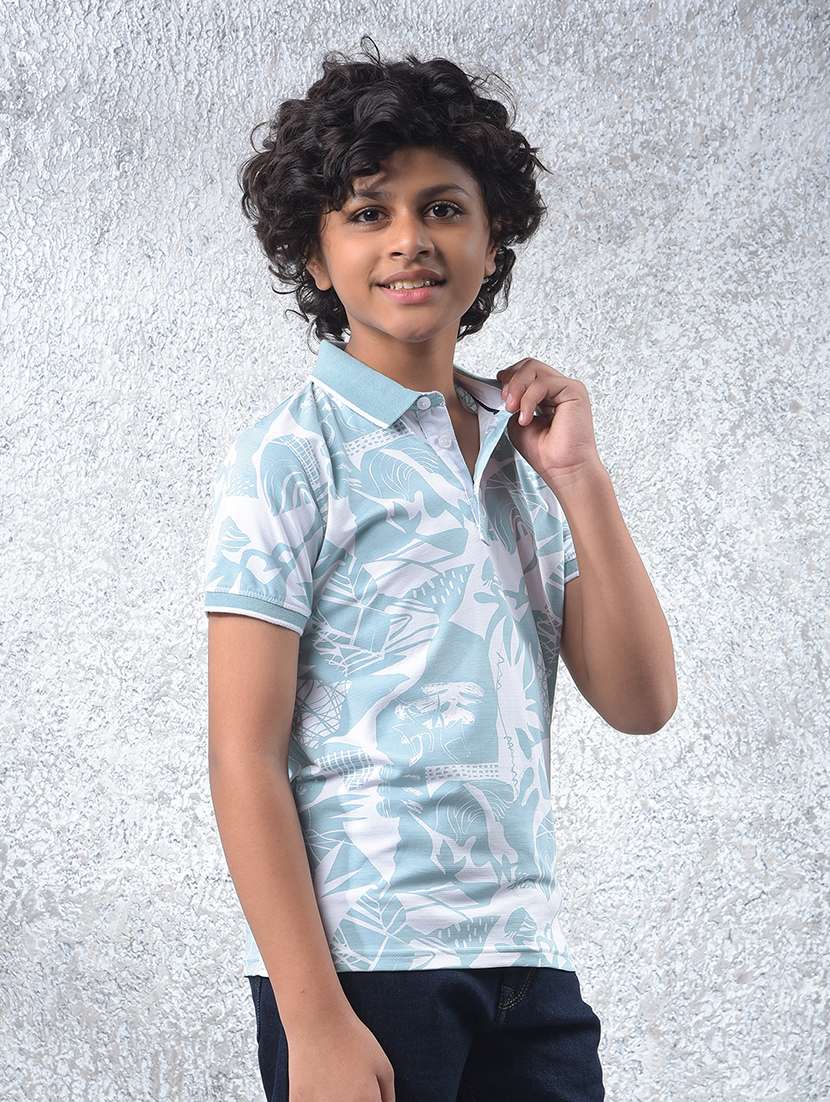 boys short sleeve regular fit polo t-shirt - 22102371 -  Standard Image - 2