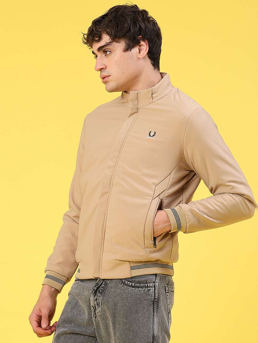 men solid long sleeve puffer jacket - 22102713 -  Standard Image - 2