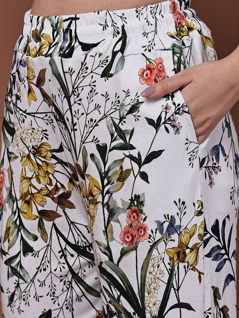 women pack of 2 printed loungewear pyjama - 22103021 -  Standard Image - 7