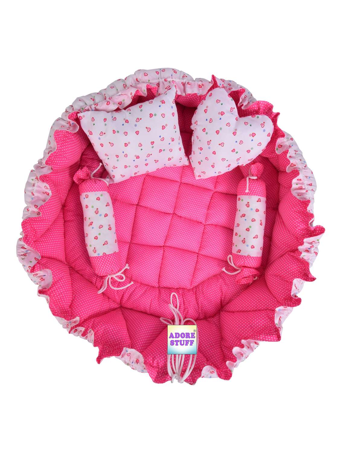 new born cotton printed baby bedding set - 22103166 -  Standard Image - 2