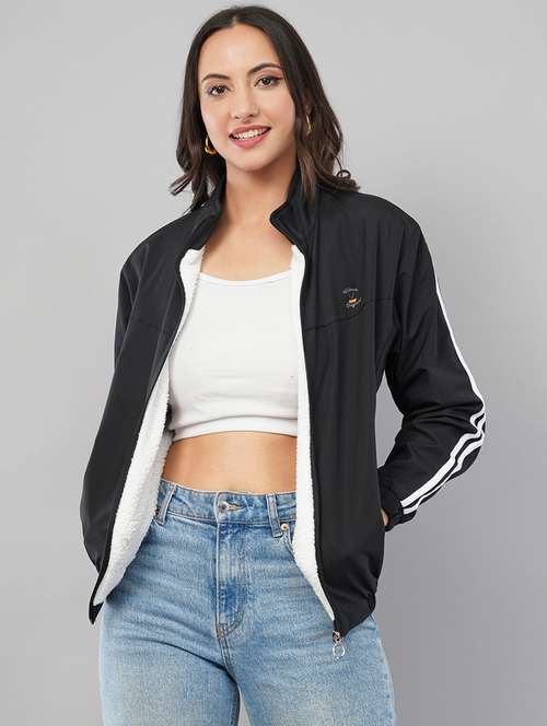 women tapered long sleeve regular jacket - 22103499 - Standard Image - 0