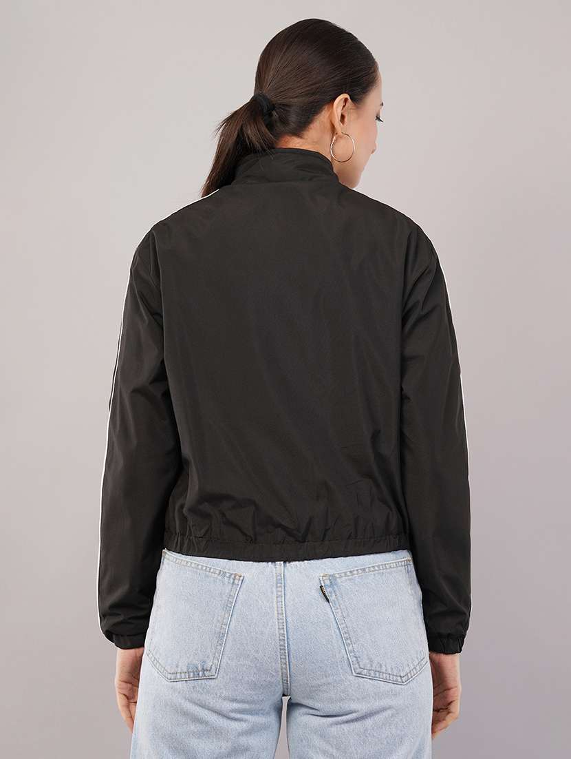 women tapered long sleeve regular jacket - 22103503 - Standard Image - 2