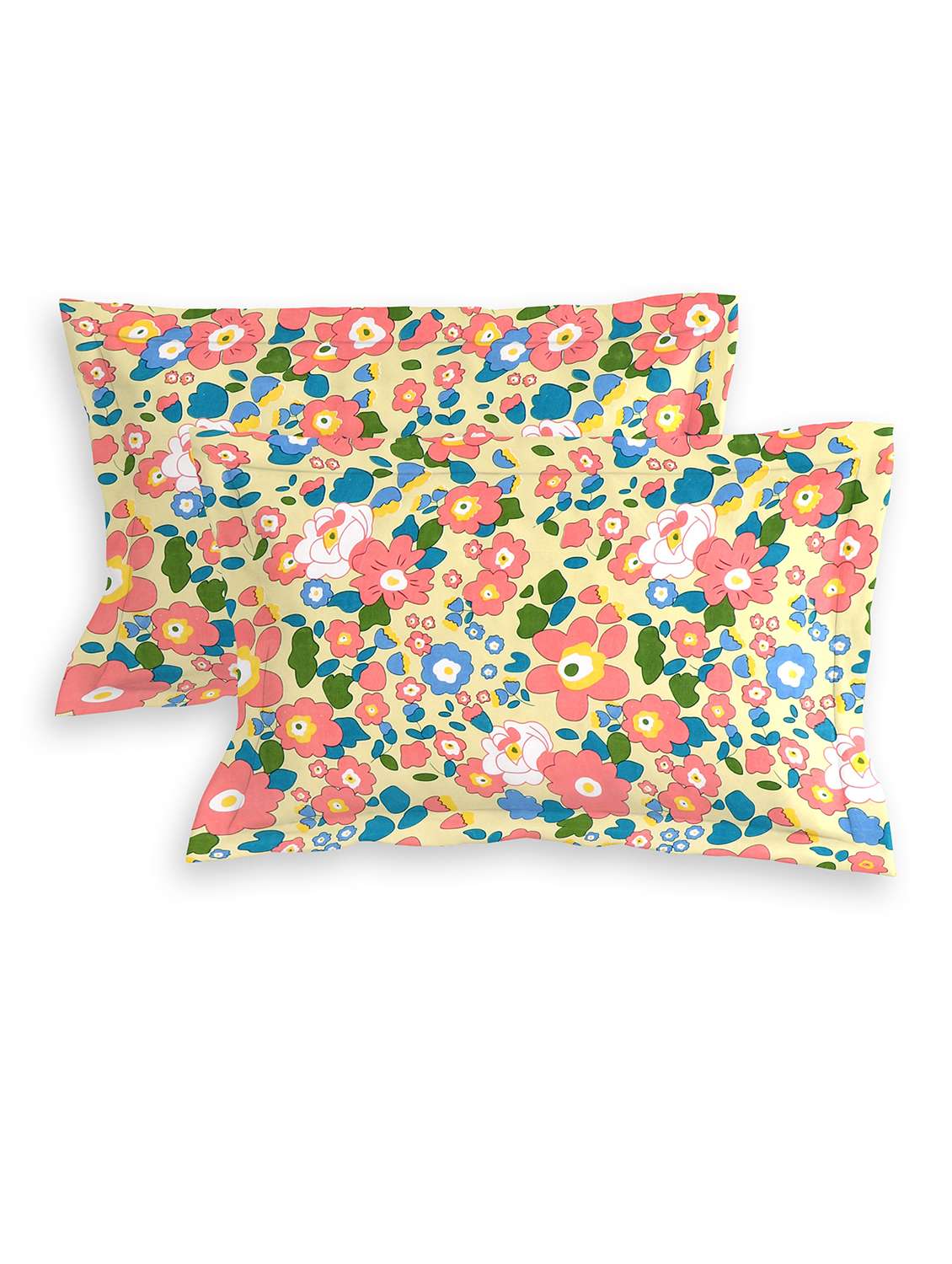 printed double bedsheet with two pillow cover - 22103963 -  Standard Image - 2