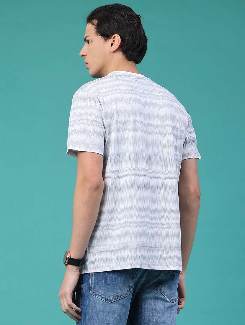 men printed short sleeve regular fit t-shirt - 22105412 -  Standard Image - 2