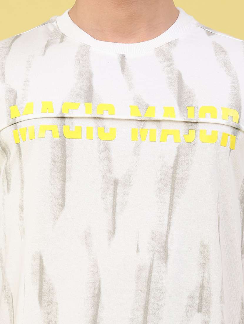 men printed short sleeve slim fit t-shirt - 22105413 -  Standard Image - 2