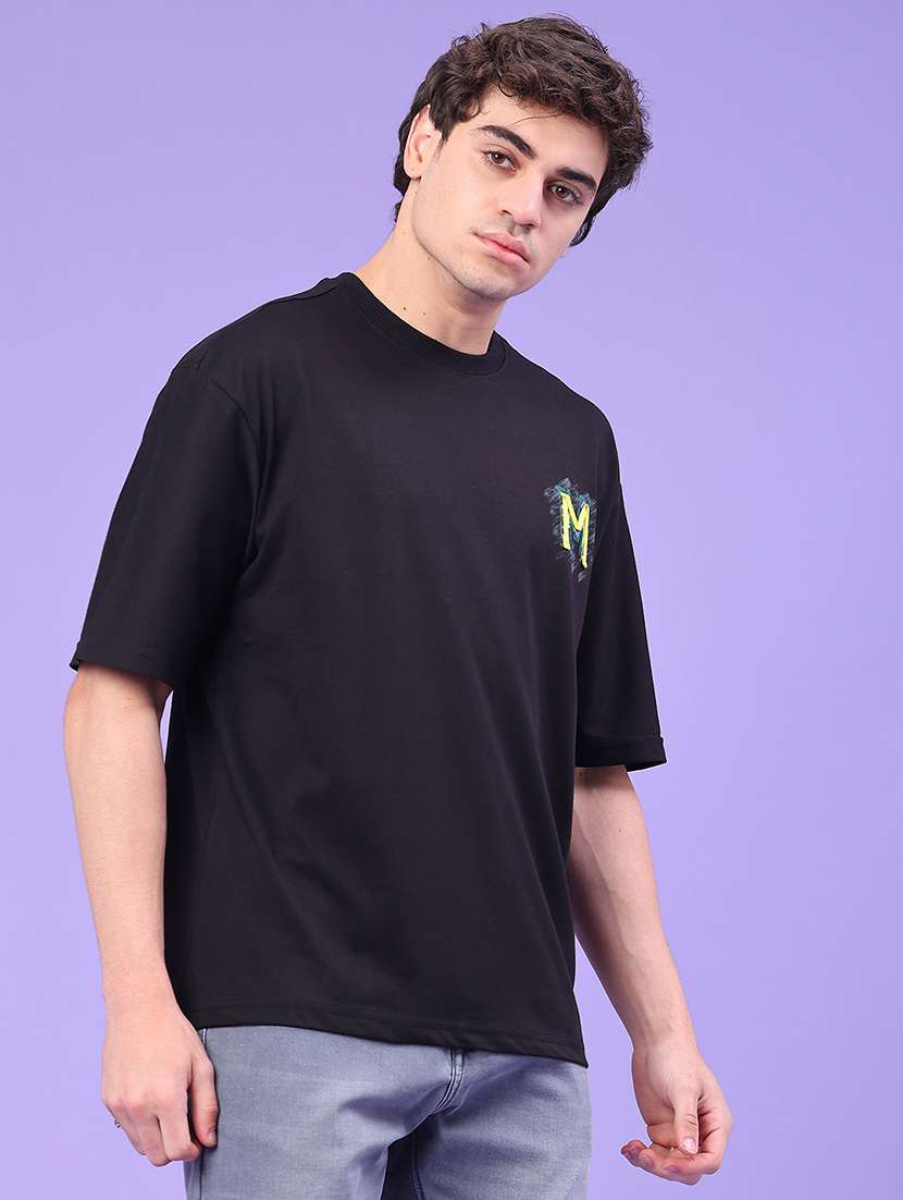 men typographic short sleeve loose fit t-shirt - 22105416 -  Standard Image - 2