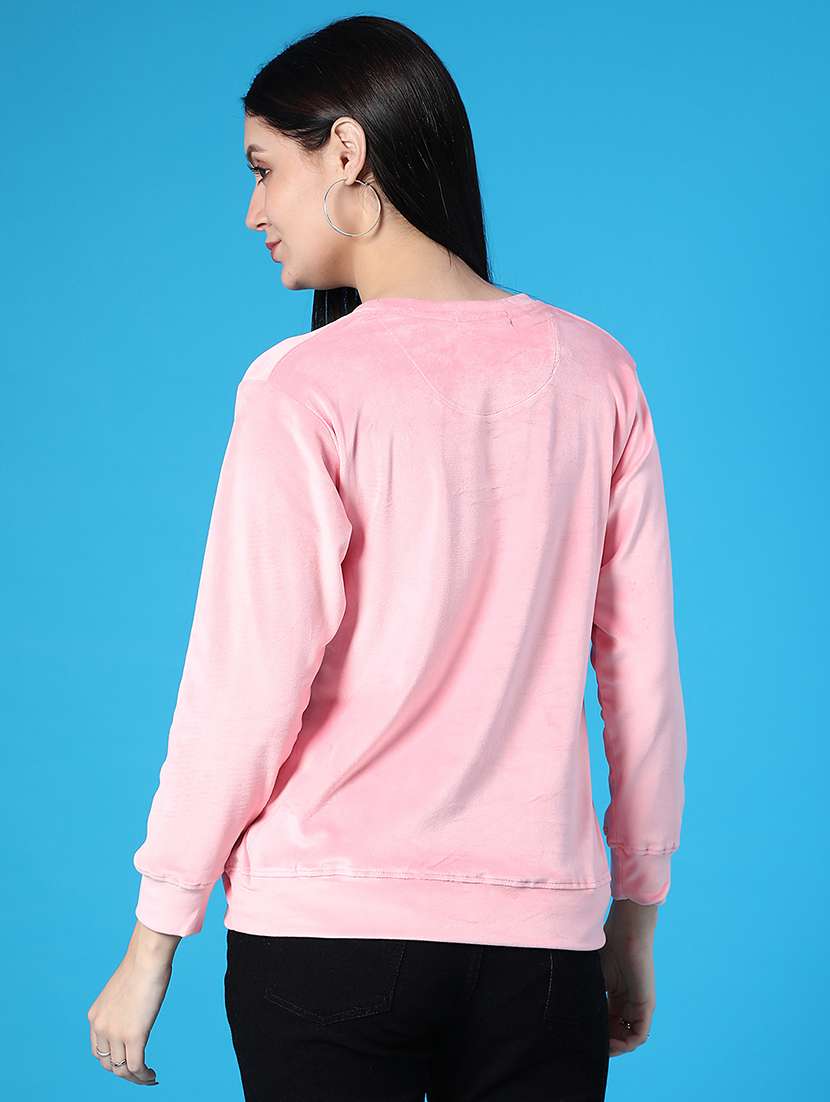 women printed long sleeve sweatshirt - 22105421 -  Standard Image - 2