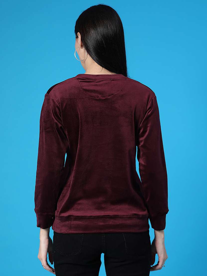 women printed long sleeve sweatshirt - 22105422 -  Standard Image - 2