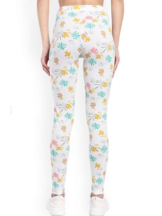 women printed mid rise legging - 22105530 -  Standard Image - 2