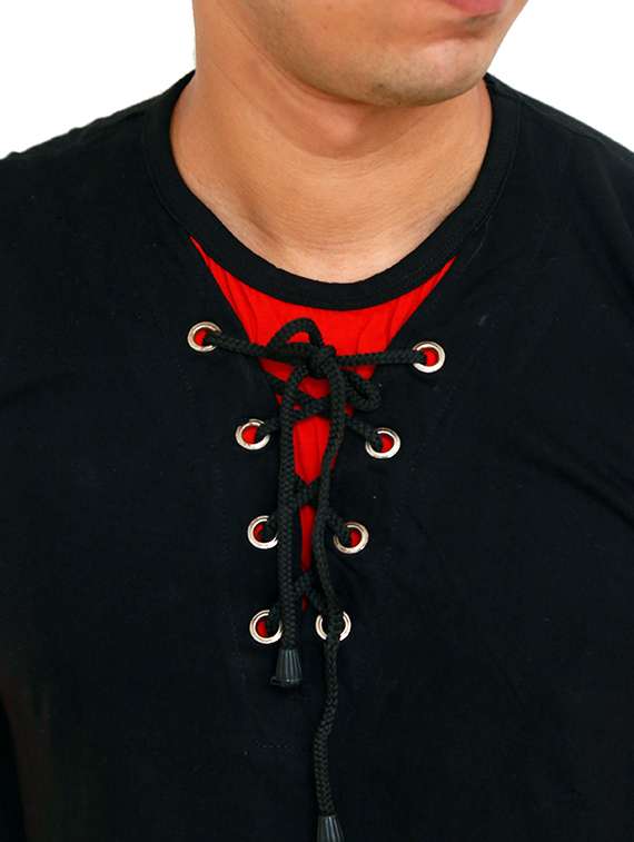 men color block long sleeve regular fit t-shirt - 22105533 -  Standard Image - 2