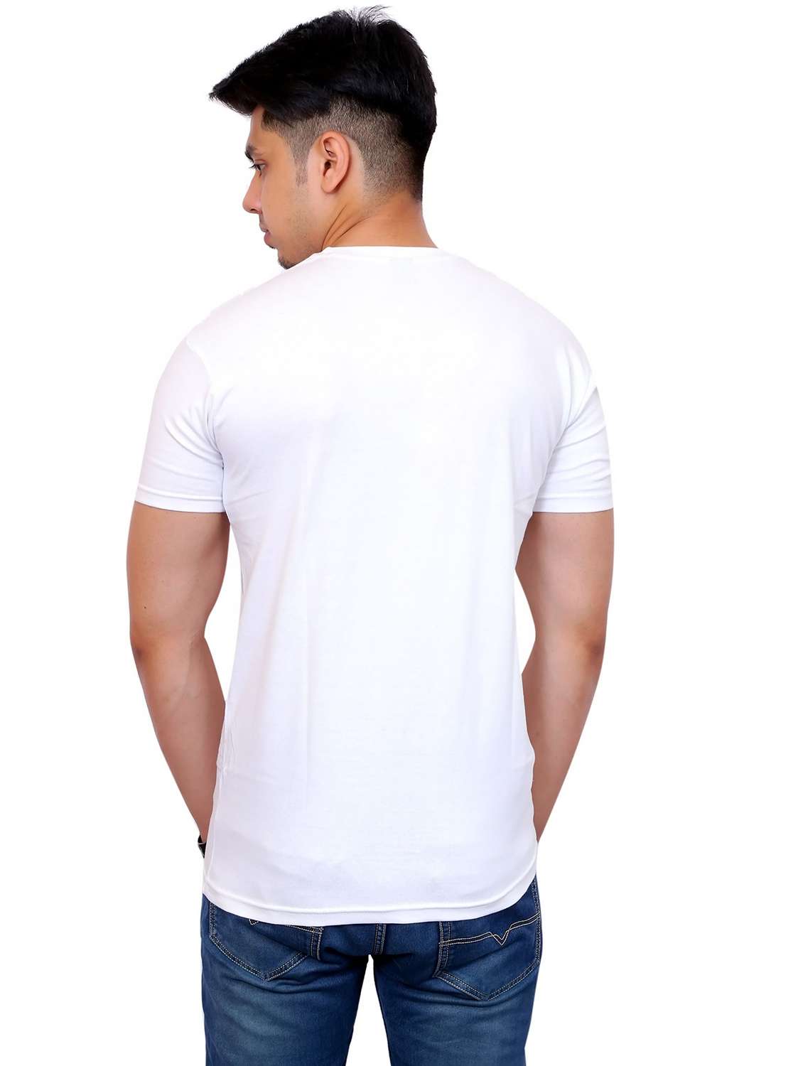 men pack of 2 solid short sleeve t-shirt - 22105568 -  Standard Image - 2