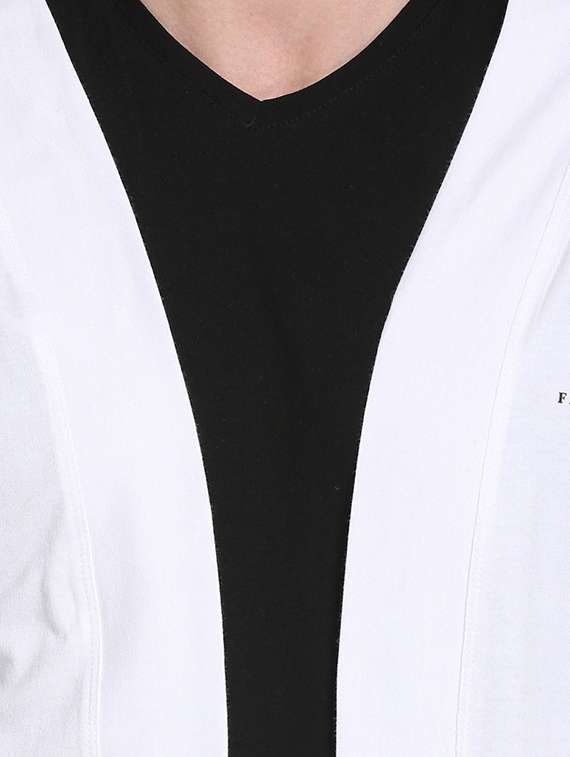 men color block long sleeve regular fit t-shirt - 22105597 - Standard Image - 2