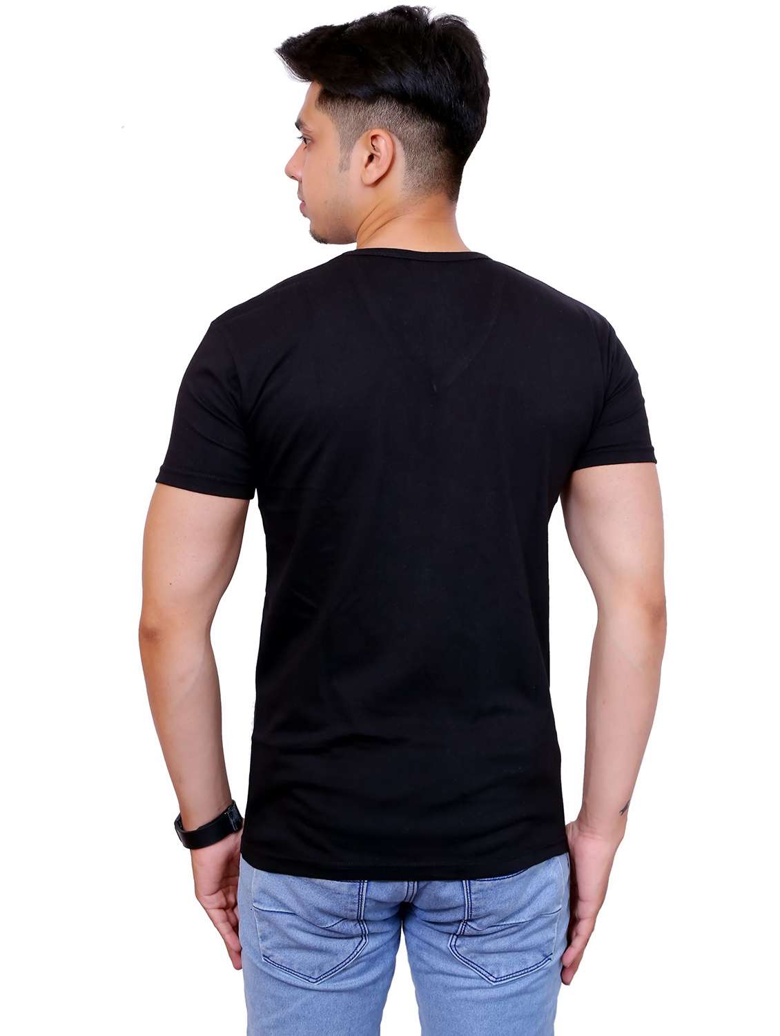 men pack of 2 solid short sleeve t-shirt - 22105721 -  Standard Image - 2