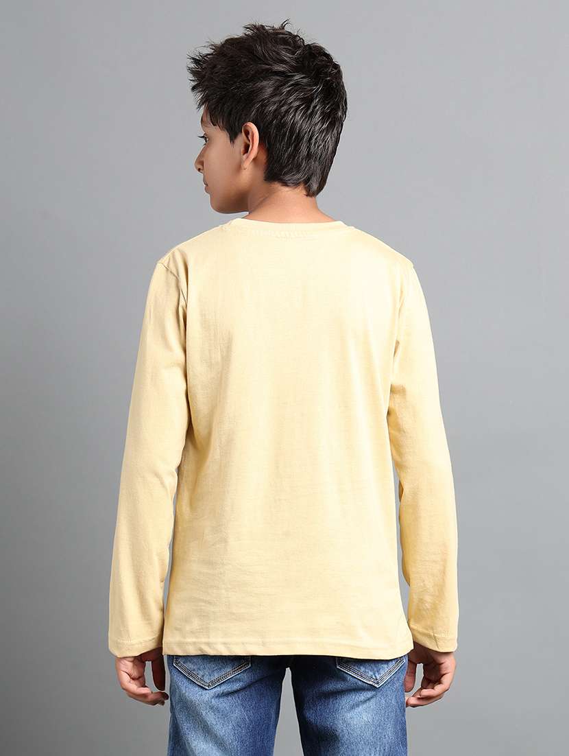 Boys Front Print Long Sleeve T-shirt - 22106285 -  Standard Image - 2