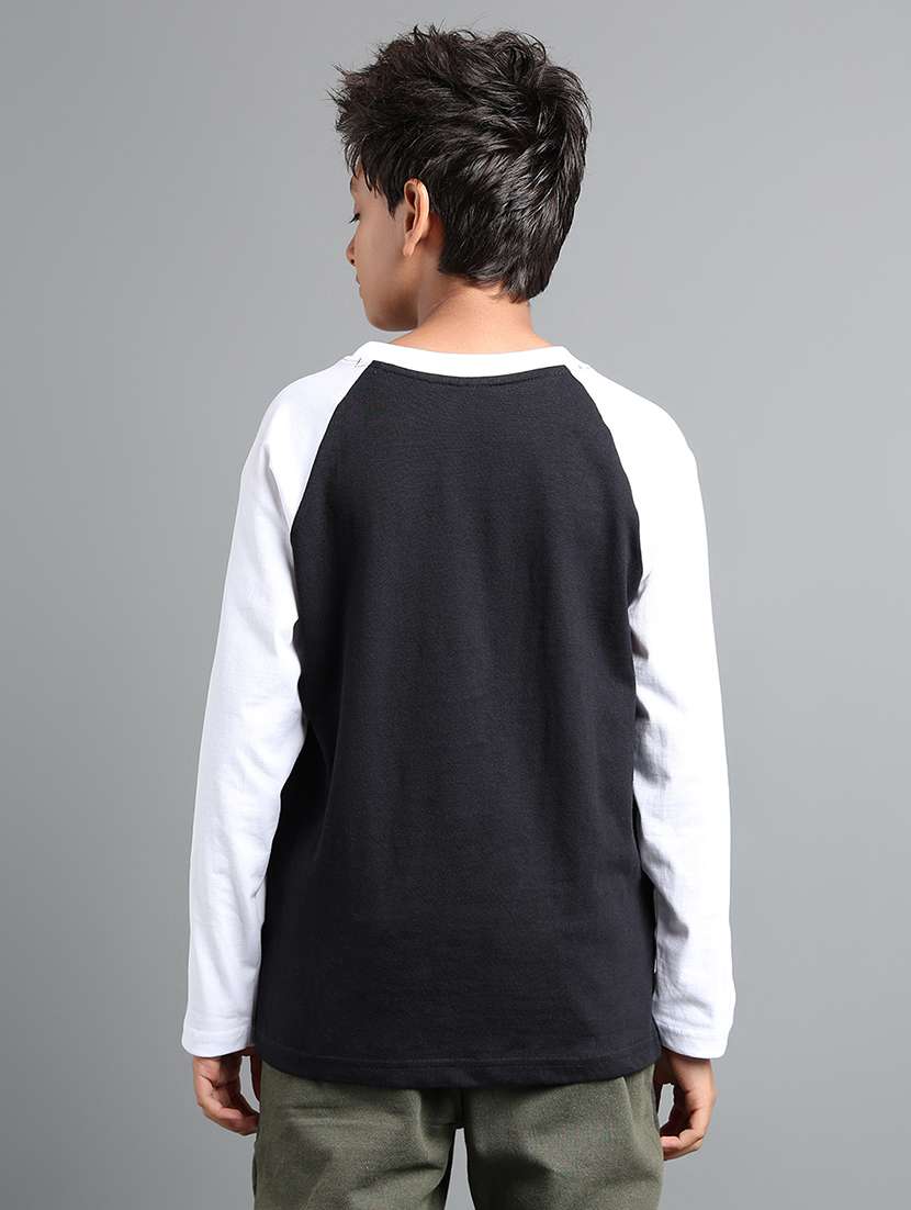 boys front print long sleeve t-shirt - 22106289 -  Standard Image - 2