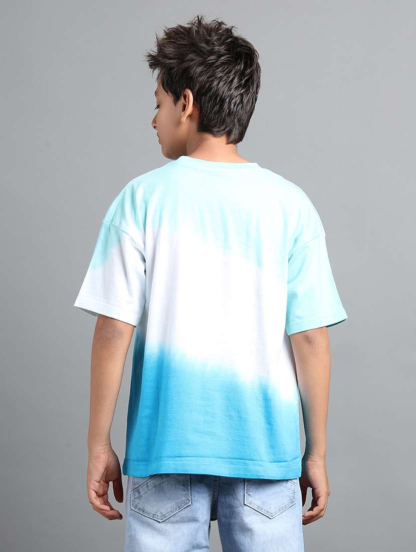 boys tie & dye short sleeve oversized t-shirt - 22106294 -  Standard Image - 2