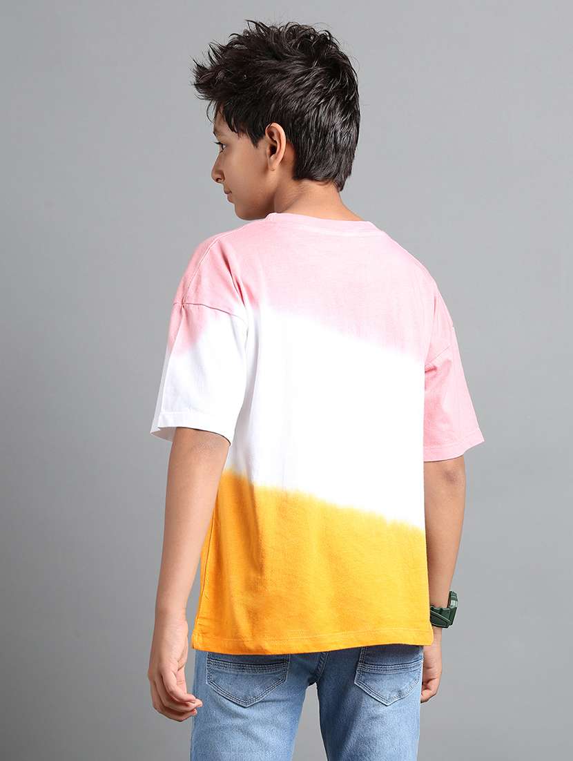 boys tie & dye short sleeve oversized t-shirt - 22106295 -  Standard Image - 2