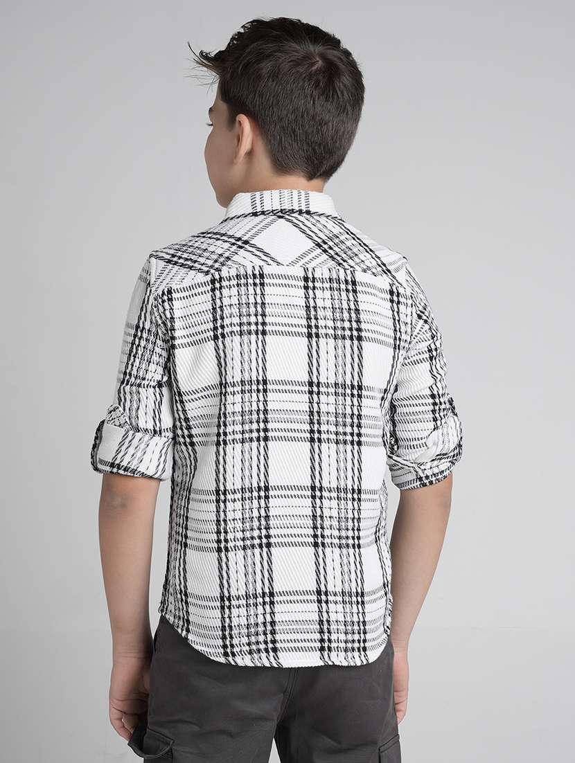 boys collared long sleeve regular fit shirt - 22106312 -  Standard Image - 2