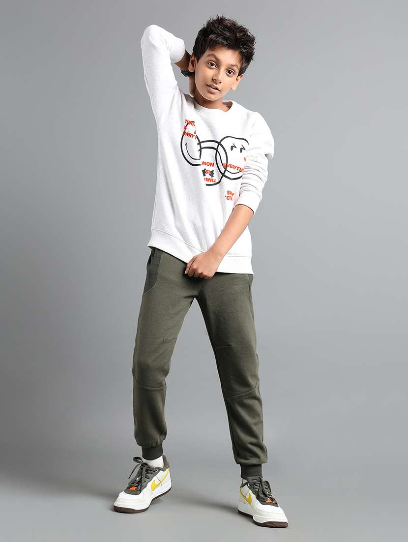 boys printed long sleeve sweatshirt - 22106348 -  Standard Image - 2