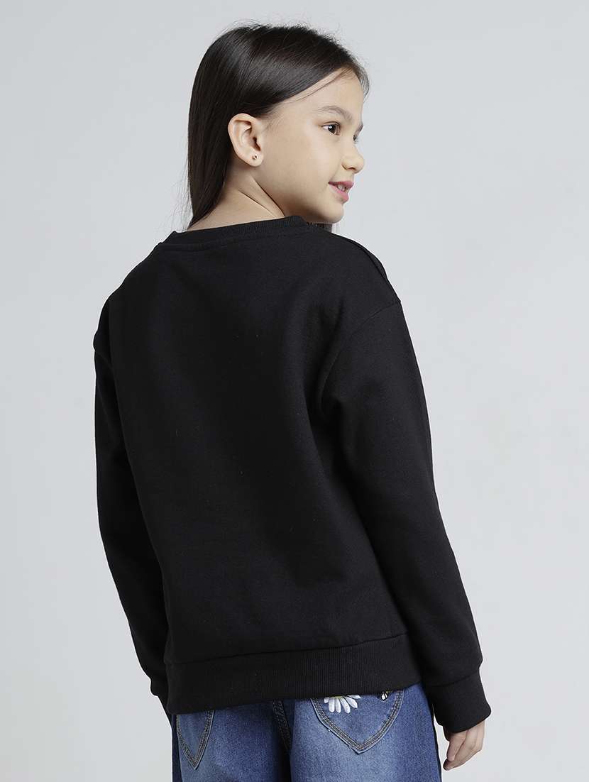 girls printed long sleeve sweatshirt - 22106363 -  Standard Image - 2
