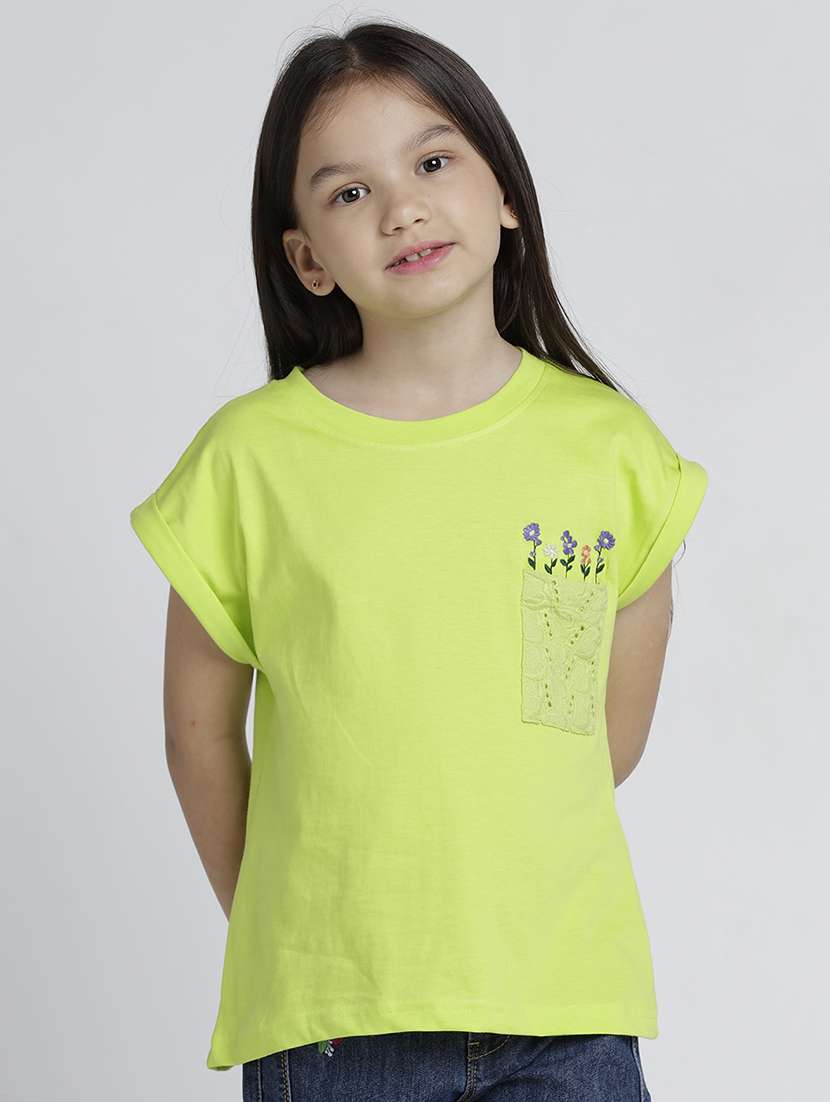girls printed cap sleeve tee - 22106368 -  Standard Image - 2