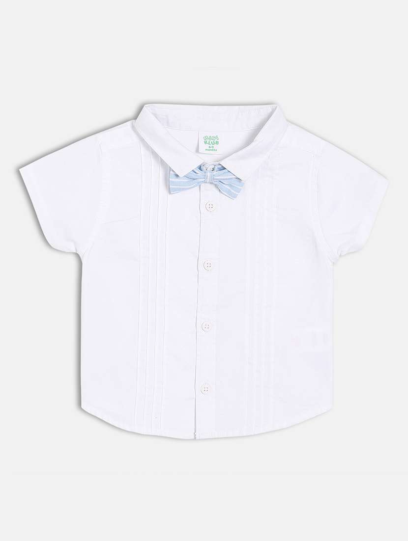 boys printed shirt and shorts co-ord set - 22106552 -  Standard Image - 2