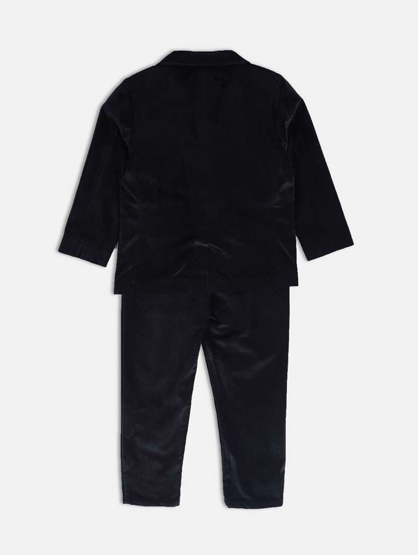 boys solid long sleeve 3 piece suit set - 22106572 -  Standard Image - 2