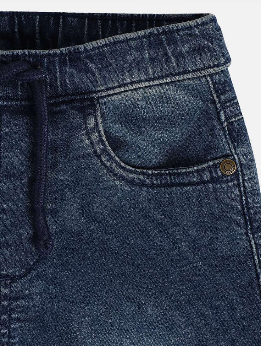 boys solid mid rise jogger - 22106600 -  Standard Image - 2