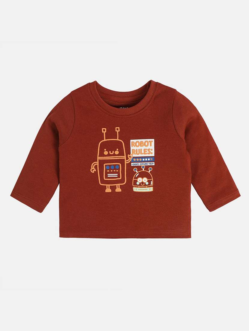 kids pack of 2 printed round neck t-shirt - 22106853 -  Standard Image - 2