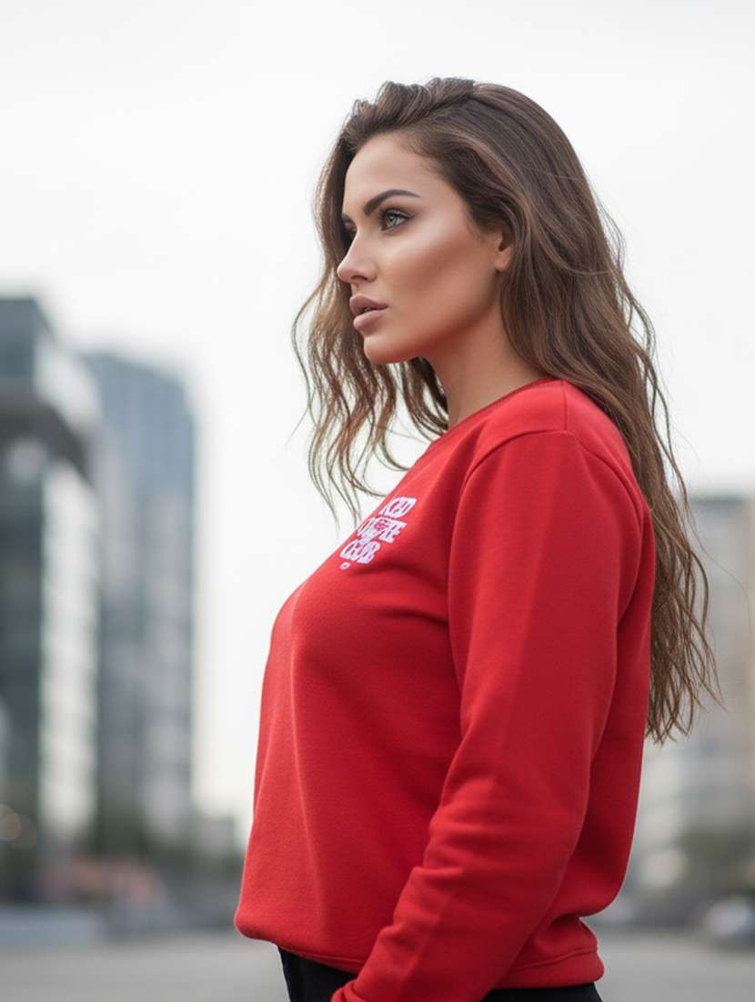 women printed long sleeve sweatshirt - 22107563 -  Standard Image - 2