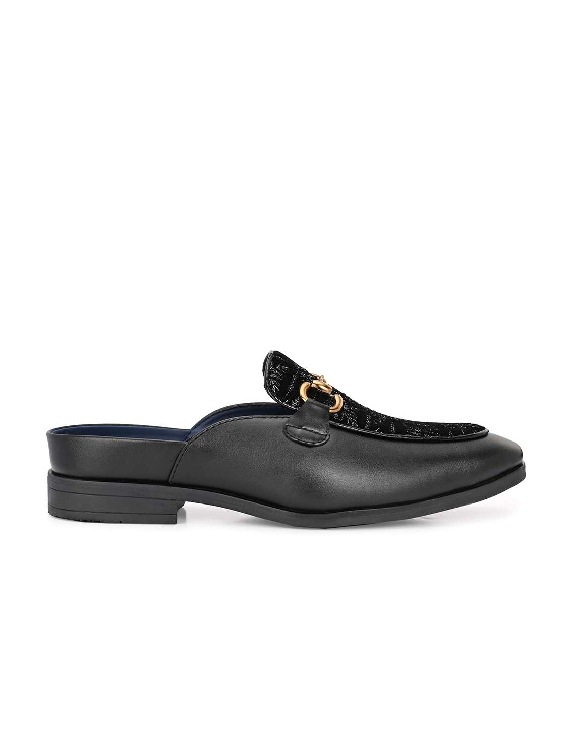 men black slip on mule - 22107643 - Standard Image - 2
