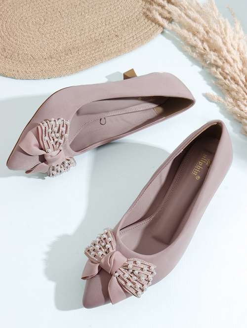 women purple slip on pump - 22107652 - Standard Image - 0