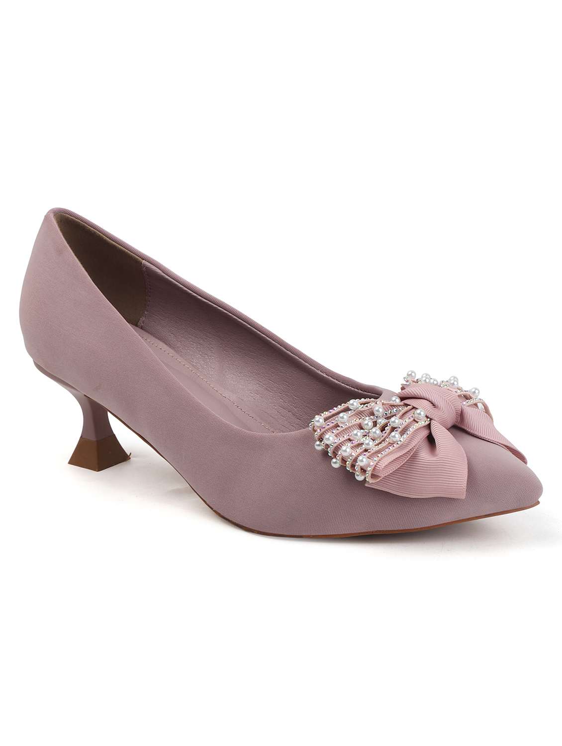 women purple slip on pump - 22107652 - Standard Image - 2