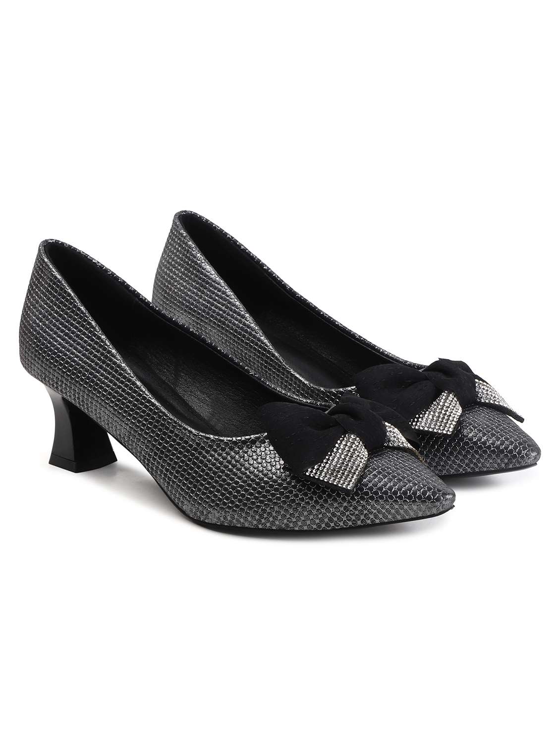 women black slip on pump - 22107653 - Standard Image - 2