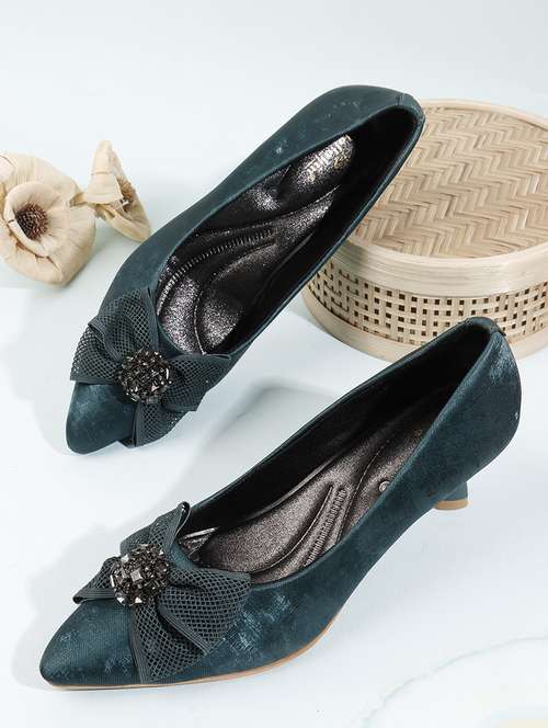 women green slip on pump - 22107658 - Standard Image - 0
