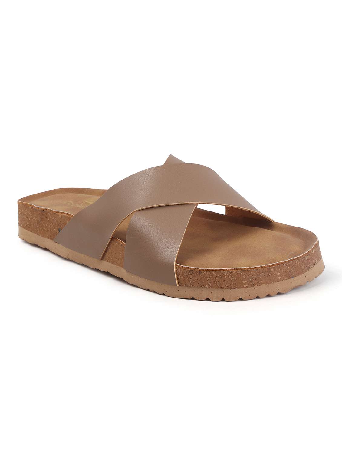 women solid slip on flat sandal - 22107674 - Standard Image - 2