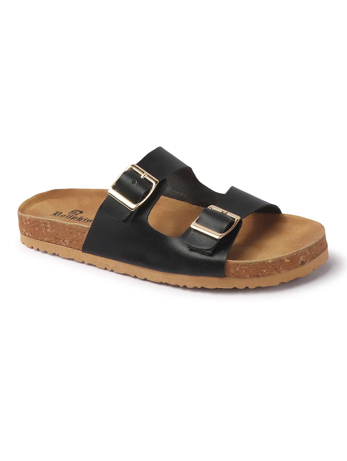 women solid slip on flat sandal - 22107677 - Standard Image - 2