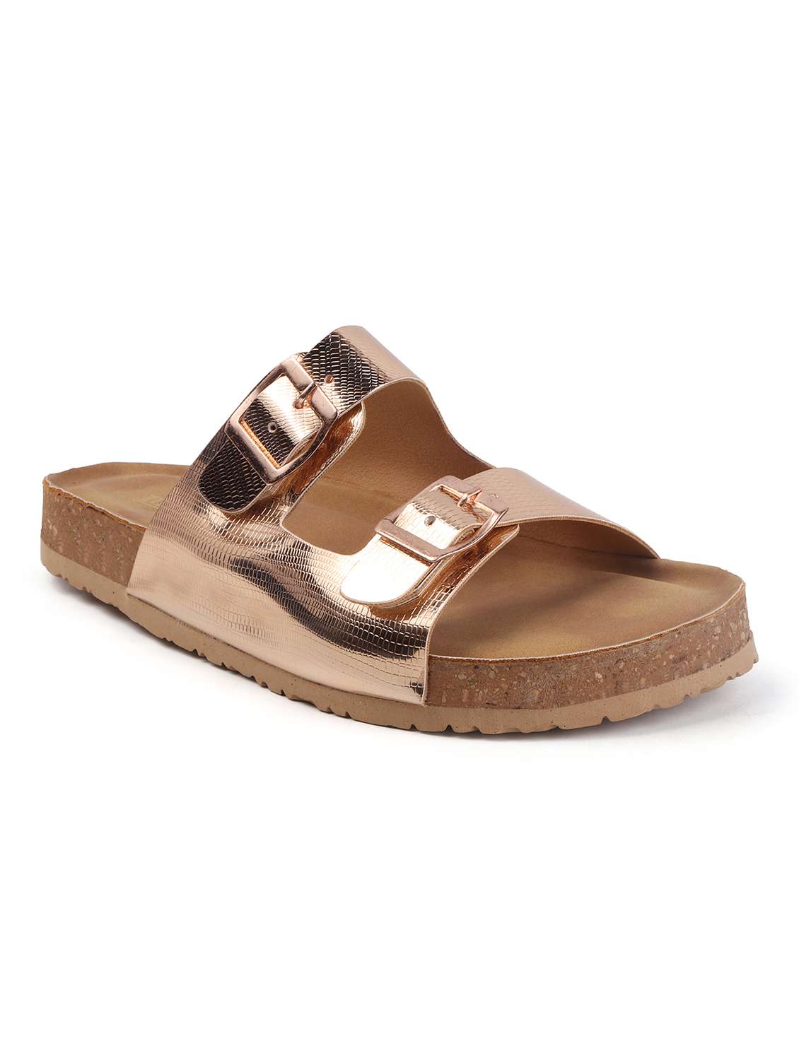 women solid slip on flat sandal - 22107680 - Standard Image - 2