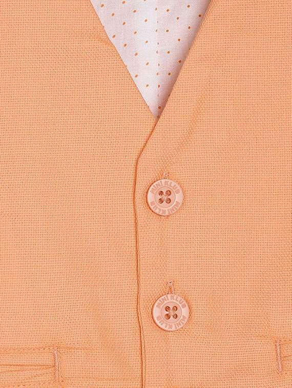 boys solid sleeveless waistcoat - 22107727 -  Standard Image - 2