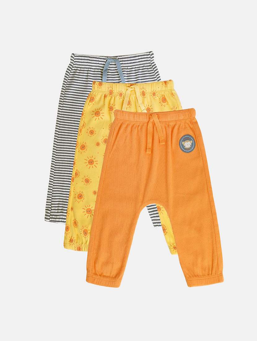 boys pack of 3 printed winterwear jogger - 22107915 -  Standard Image - 2