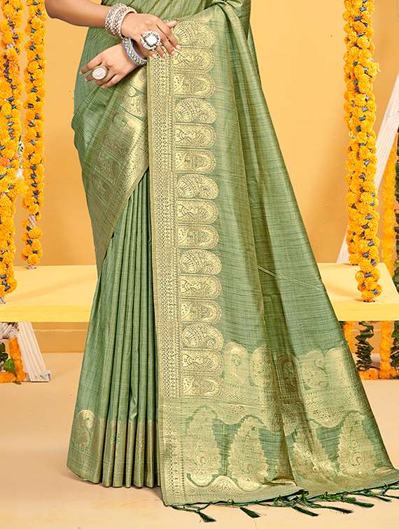 women self design assam silk saree with blouse - 22108064 -  Standard Image - 2