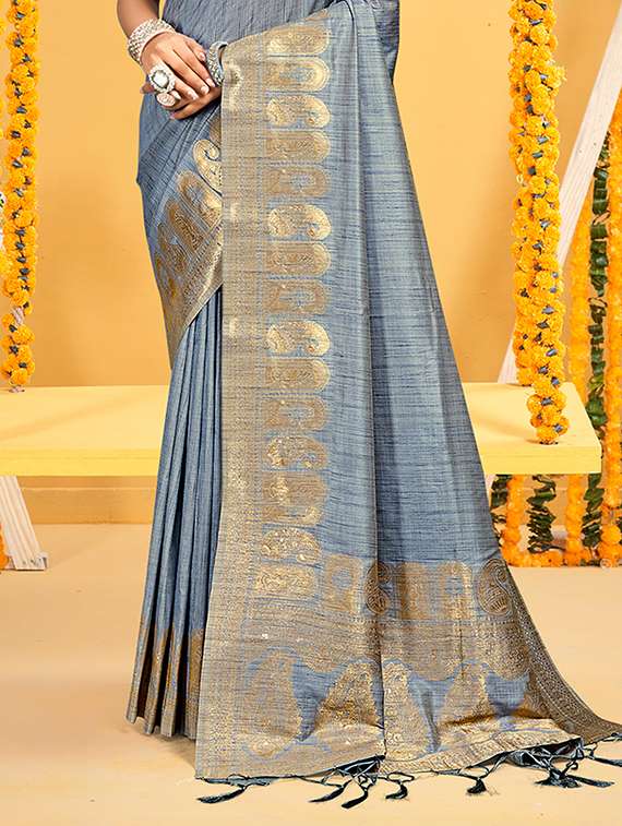 women self design assam silk saree with blouse - 22108068 -  Standard Image - 2