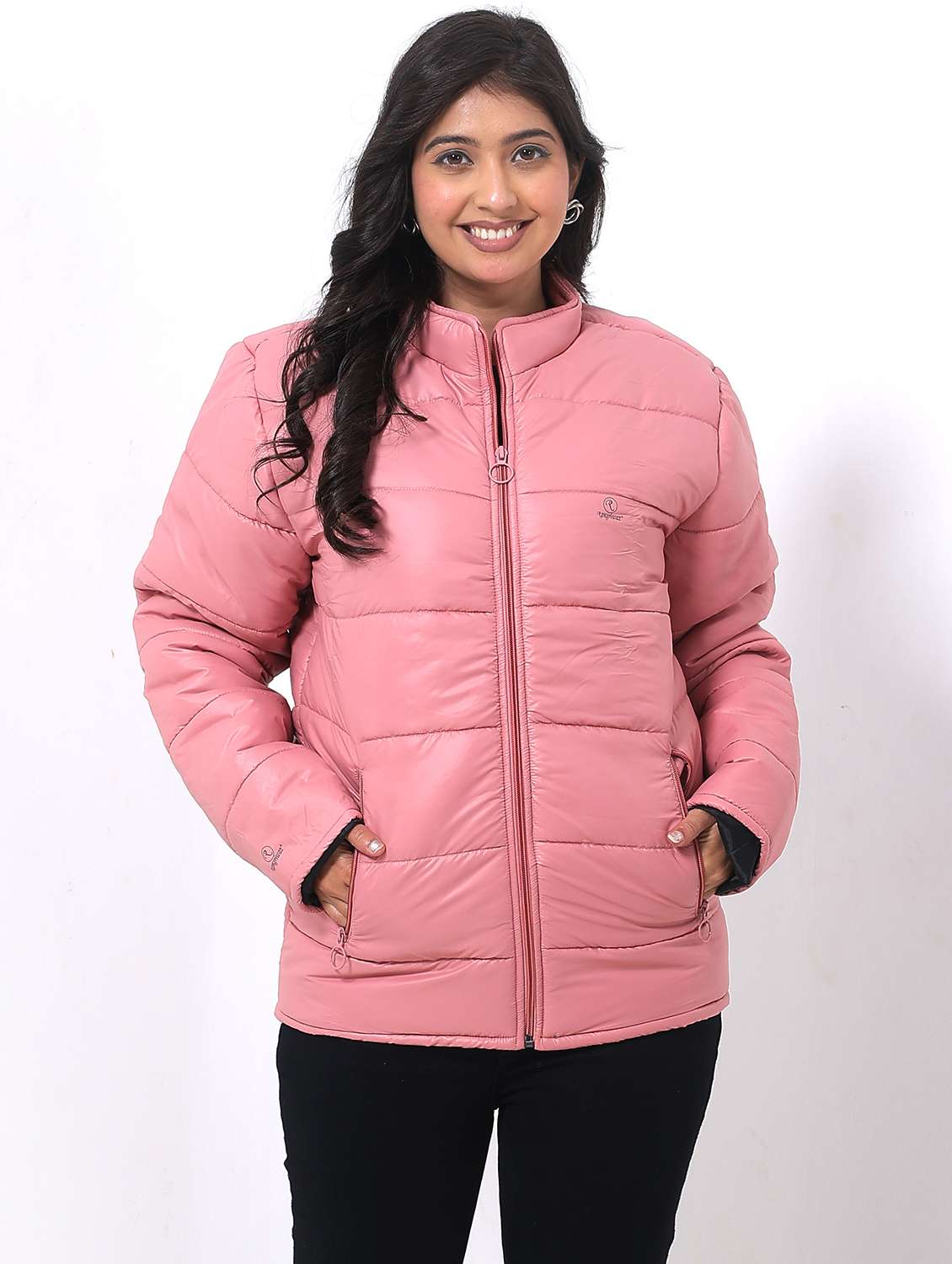 women printed long sleeve quilted jacket - 22108144 -  Standard Image - 2